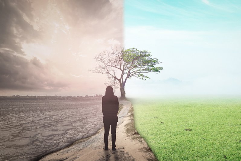 Image depicting a thoughtful person with various icons representing estate planning concepts like family legacy and decision-making, highlighting the emotional aspects of estate planning and elder law.