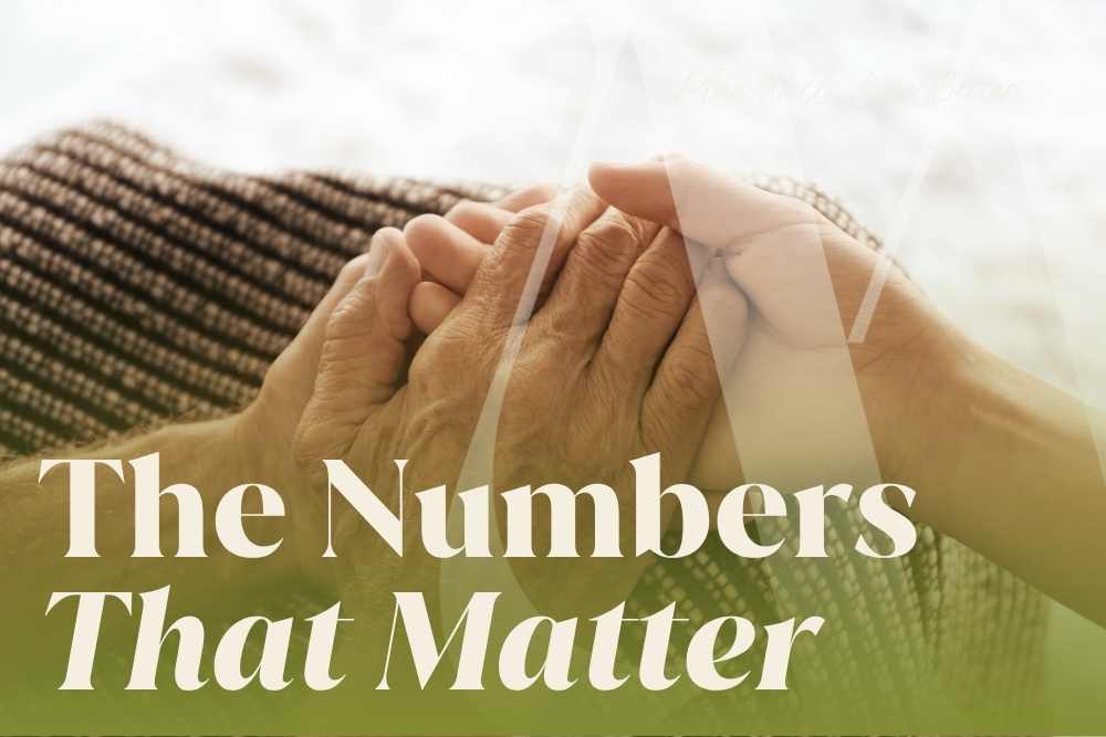 Elderly person's hands held gently by younger hands — Medicaid eligibility for long-term care planning in New Jersey