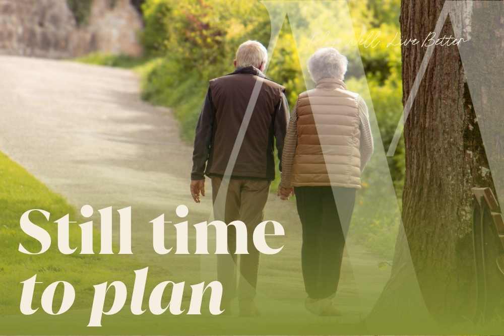 Two elderly people walking together on a trail — when to talk to aging parents about power of attorney in New Jersey